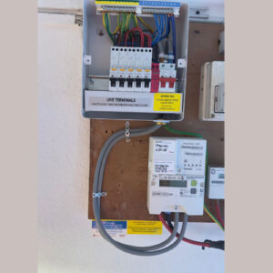 Fuse board replacement in IG1 after tenants reported mild electric shock from sink – NICEIC electrician